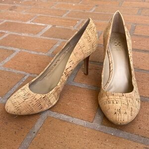 3” Cork high heels by Vince Camuto Size 8.5